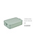 Mepal lunchbox take a break large - nordic sage 1.5 liter