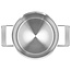 Demeyere Soeppan Silver 7 - 20CM / 5L met dubbelwandige deksel