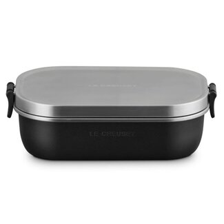 Le Creuset Lunchbox On The Go Mat Zwart 0.9L