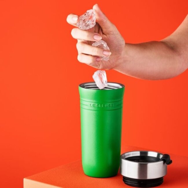 Le Creuset Thermosbeker On The Go Bamboo 0.35L