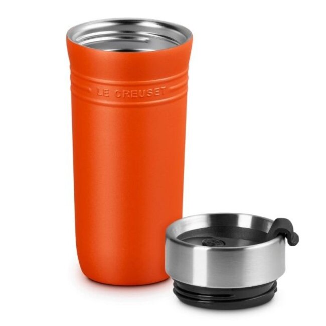 Le Creuset Thermosbeker On The Go Oranjerood 0.35L