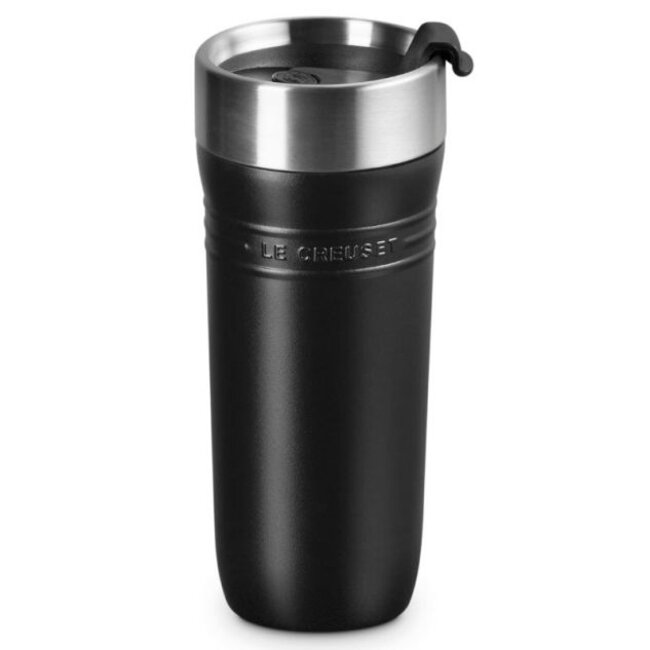 Le Creuset Thermosbeker On The Go Mat Zwart 0.35L