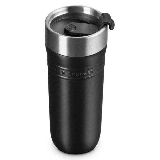 Le Creuset Thermosbeker On The Go Mat Zwart 0.35L