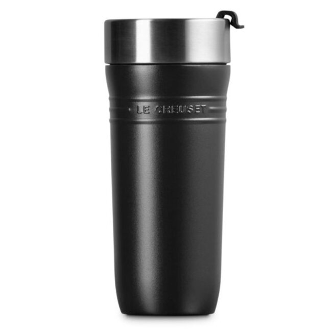 Le Creuset Thermosbeker On The Go Mat Zwart 0.35L