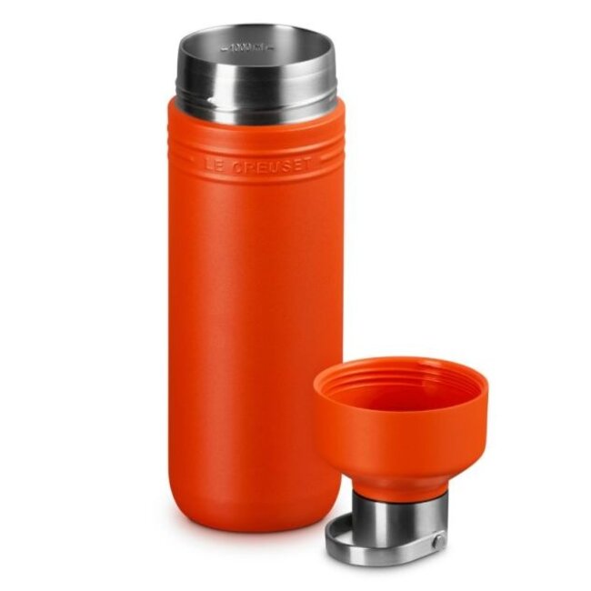 Le Creuset Drinkfles On The Go Oranjerood 1L