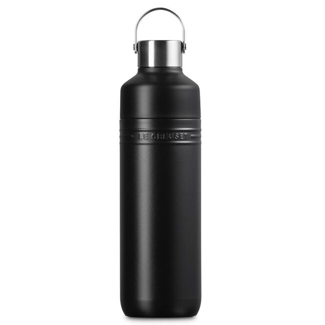 Le Creuset Drinkfles On The Go Mat Zwart 1L