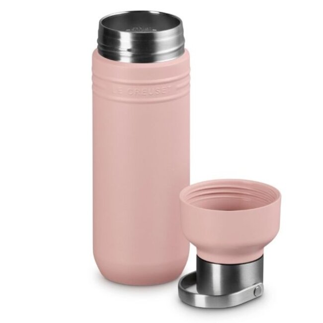 Le Creuset Drinkfles On The Go Shell Pink 0.5L