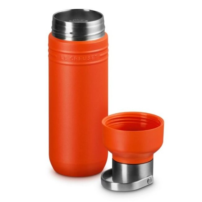 Le Creuset Drinkfles On The Go Oranjerood 0.5L