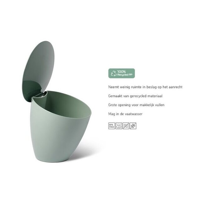 Mepal Afvalbakje Calypso 2.2 L - Nordic Sage