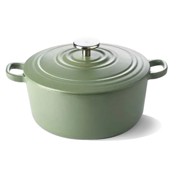 BK Braadpan Bourgogne Gietijzer Olive Green 24 cm