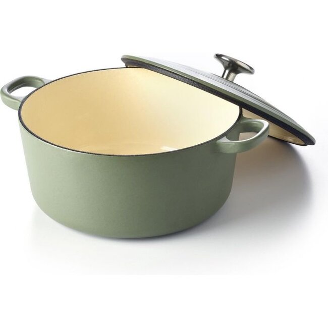 BK Braadpan Bourgogne Gietijzer Olive Green 24 cm