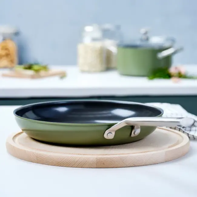 BK Sublime Koekenpan – 28 cm (Olive Green) Pfas-Vrij