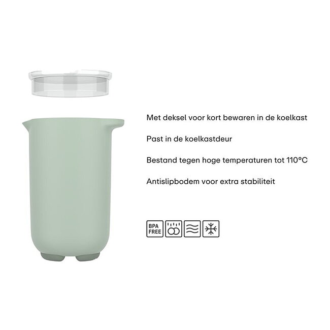 Mepal Mixbeker Chef It 1000 ml met Deksel Navy