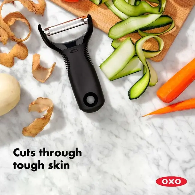 OXO Good Grips Dunschiller Y-model – Japans RVS Mes – Ergonomische Antislipgreep