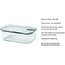 Mepal Vershouddoos Glas Easyclips  Nordic Sage 2250 ml