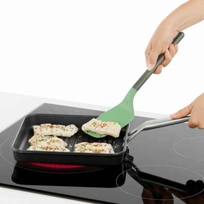 Lekue Spatel Flexibel Siliconen Groen