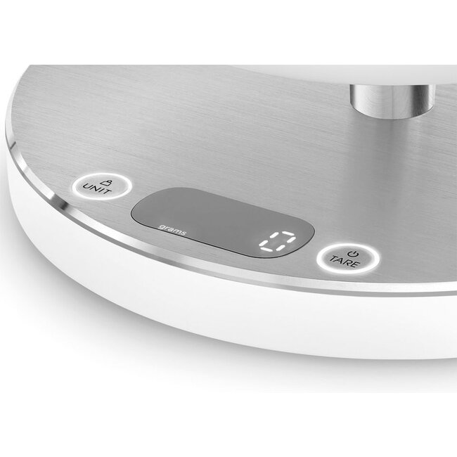 Smeg Keukenweegschaal Digitaal KSC01WHMWW Mat Wit