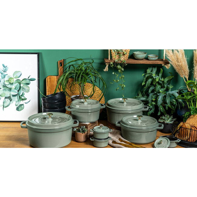 Staub Braadpan La Cocotte Eucalyptus 3.7L / 24cm