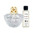 Lampe Berger Maison Berger Kali – Geurbrander – Transparant Glas – Gouden Dop - Inclusief Accessoires