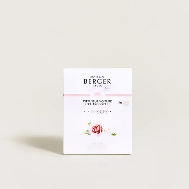 Maison Berger Navulling Autoparfum Paris chic - 2 stuks