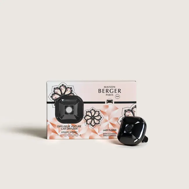 Maison Berger Autoparfum Diffuser Startersset Eternity Gun Metal