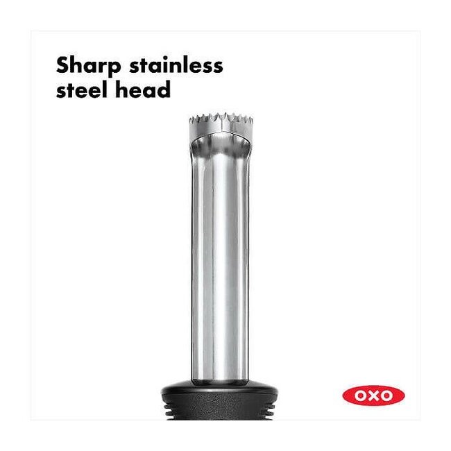 OXO Good Grips Appelboor – Met Gekartelde RVS Kop & Ergonomische Anti-Slipgreep