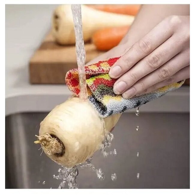 Euroscrubby Klein 17 x 13 CM - Set van 6 Stuks