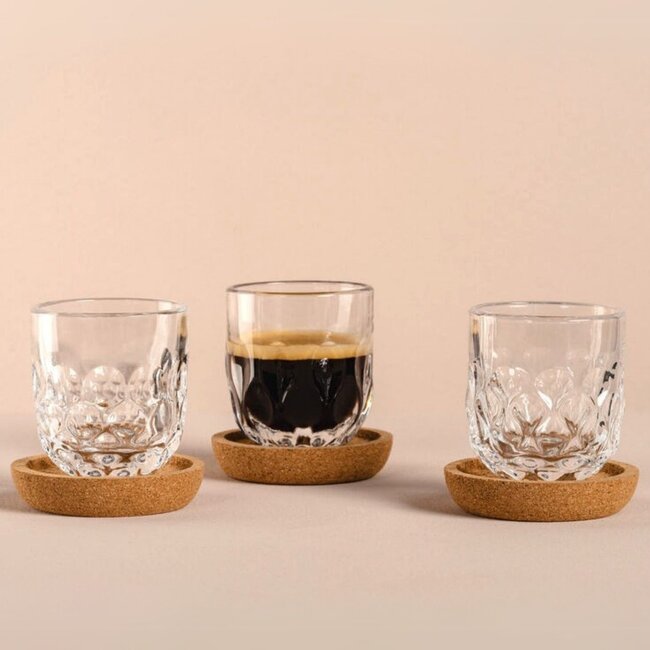 Leonardo Gocce Espressoglas 6-delig