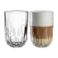 Leonardo Latte Macchiato Glas Gocce 3 390ml 2 stuks