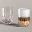 Leonardo Latte Macchiato Glas Gocce 3 390ml 2 stuks