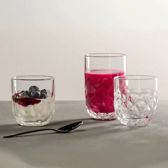 Leonardo Latte Macchiato Glas Gocce 1 390ml 2 stuks