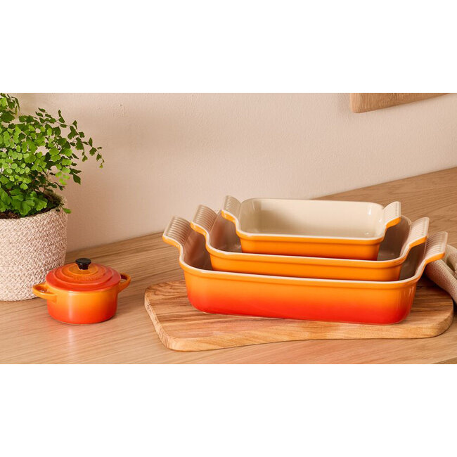 Le Creuset Ovenschaal Heritage Oranjerood 19 x 14 cm