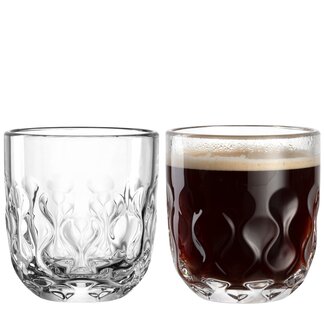 Leonardo Gocce 2 Koffieglas 220ml 2 stuks