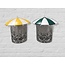 Glasparasol - Set van 4 stuks