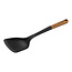 Staub Wokspatel zwart / hout