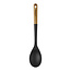 Staub Siliconen Serveerlepel – Krasvrij met Ergonomische Houten Greep – 31 cm