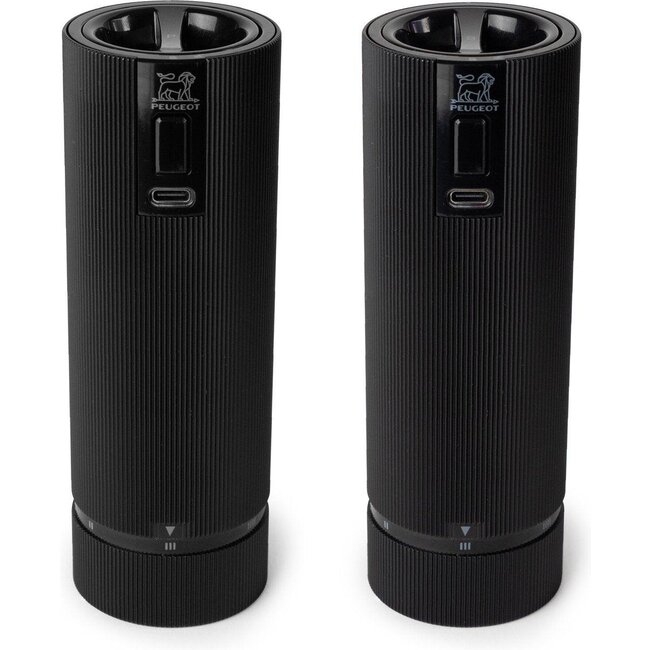 Peugeot Peper- en Zoutmolen Line Night Electric Zwart 15 cm