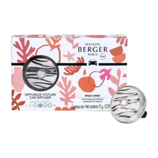 Maison Berger Autoparfum Diffuser Startersset Estival + Fresh Spirit