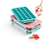 Lekue IJsblokjesvorm met Houder en Deksel Silicone Turquoise