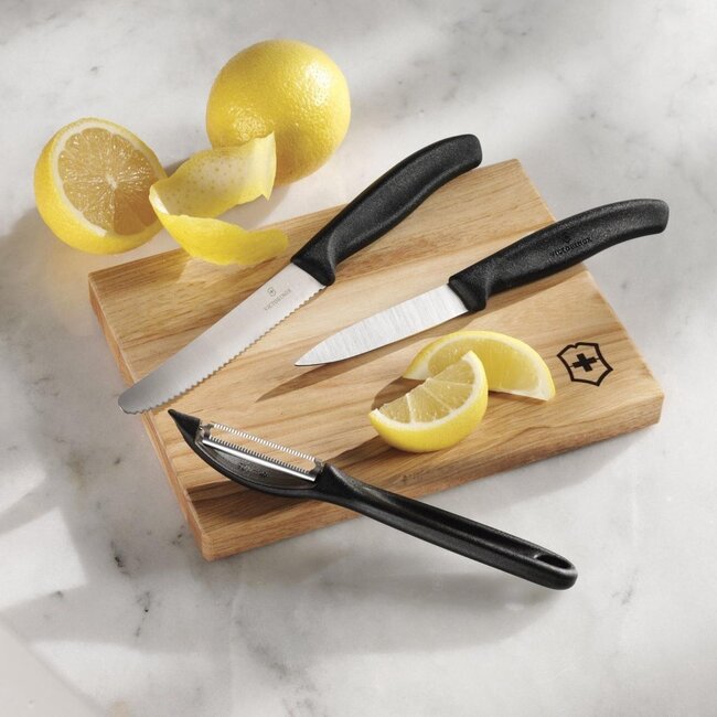 Victorinox Schilmesje SwissClassic Zwart 2-stuks