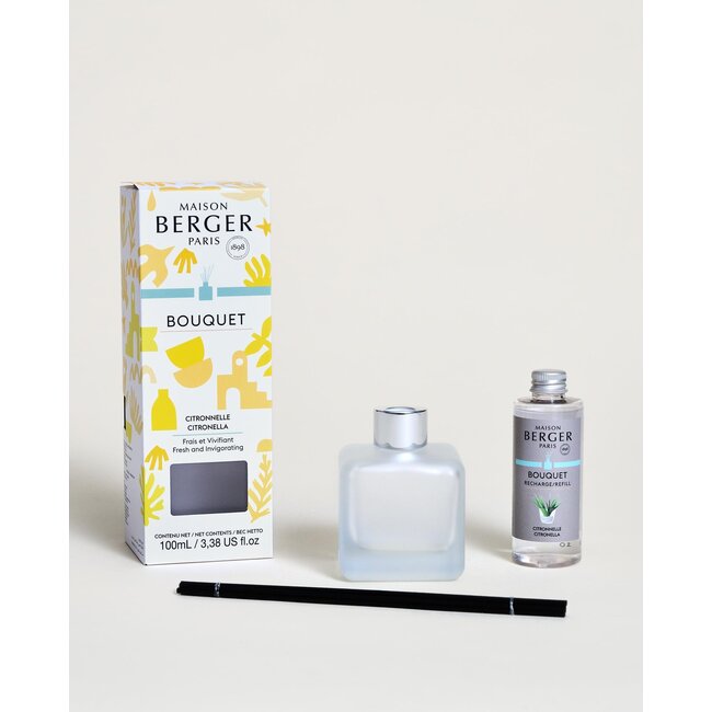 Maison Berger Geurstokjes Cube Citronella