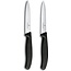 Victorinox Groentemesje & Schilmesje SwissClassic Zwart 2-Stuks