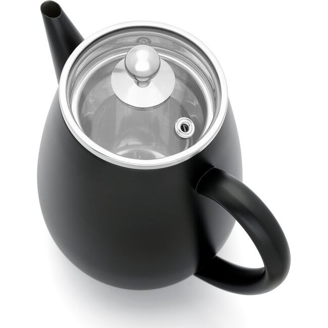 Bredemeijer Theepot Duet Eva mat zwart 0.5L