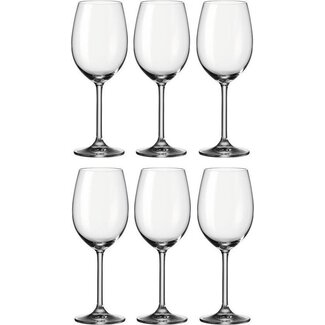Leonardo Rode wijnglas Daily 460ml 6 stuks