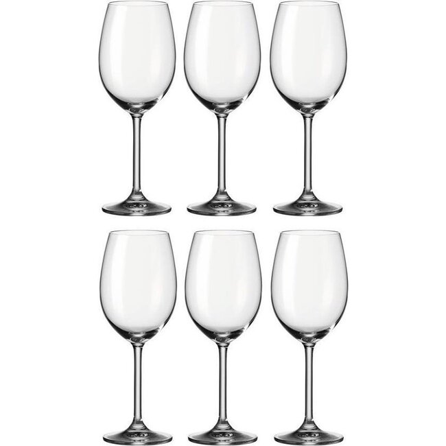 Leonardo Rode wijnglas Daily 460ml 6 stuks