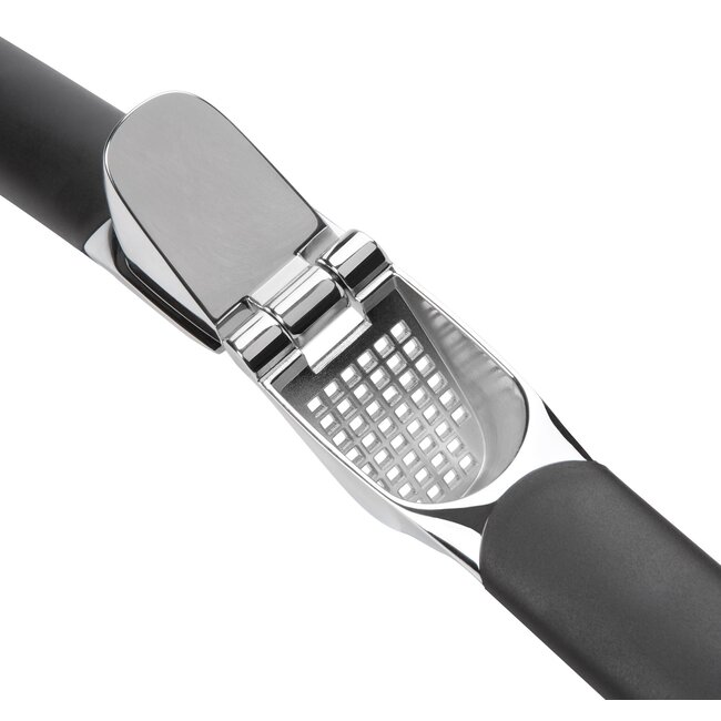 OXO Good Grips Knoflookpers – Met Ingebouwde Reiniger & Anti-Slipgreep
