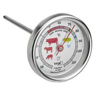 TFA Vleesthermometer rvs analoog
