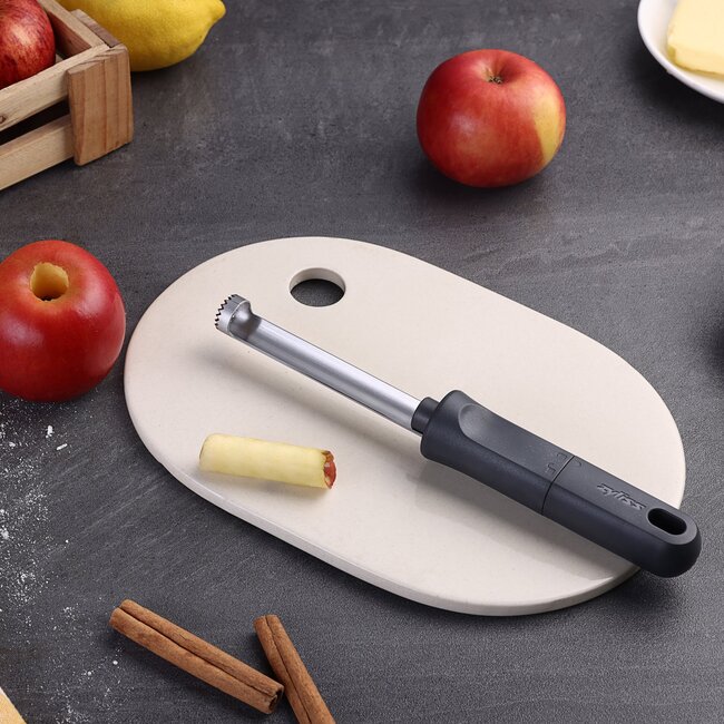 Zyliss Easy Twist Appelboor – Roestvrij Staal – Met Uitwerpsysteem & Ergonomische Greep
