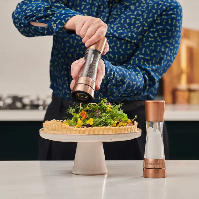 Cole & Mason Pepermolen en zoutmolen - Derwent Copper 190mm Instelbare maalgraad