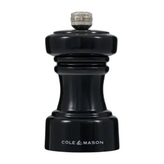 Cole & Mason Pepermolen Hoxton Zwart Glans 10 cm